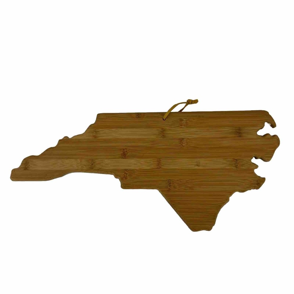 Totally Bamboo Cutting Board Brown North Carolina State Shape Decor